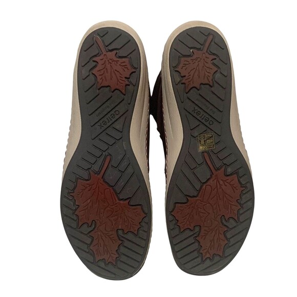 NWOB Aetrex Leather Jodie Boots in Wine Purple  w/  Faux Fur Lining -  Sz 10.5 - Picture 7 of 9